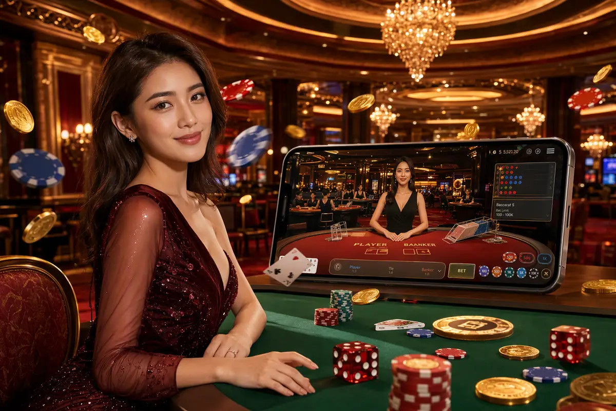 best66 Casino meja baccarat dealer langsung